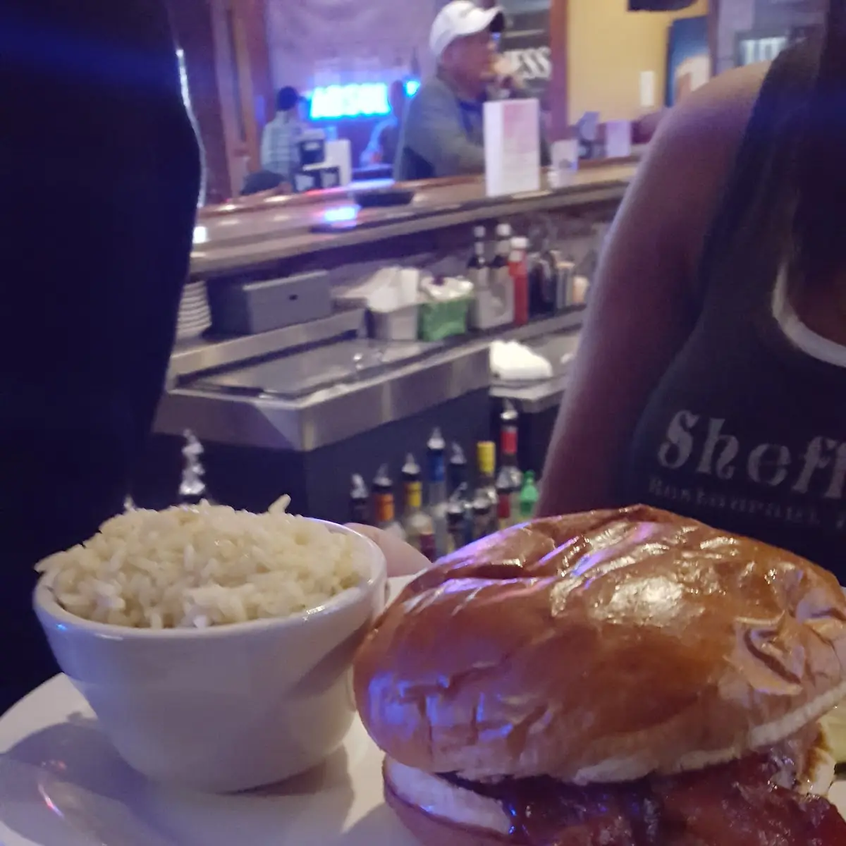 Pork Chop Sandwich with Bacon