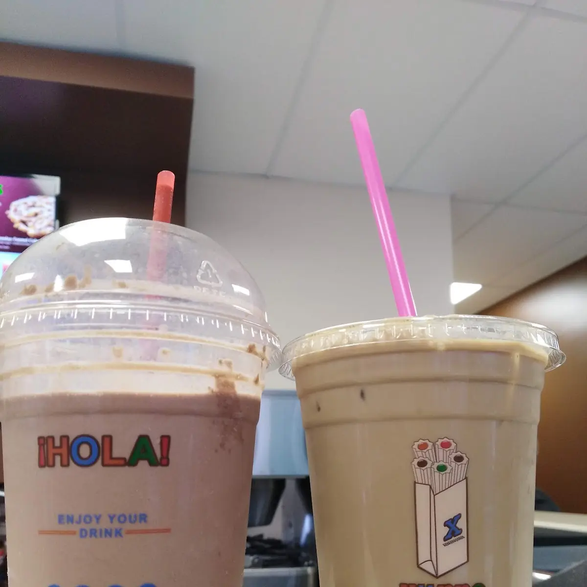 Chocolate Milkshake & Salted Caramel Iced Coffee