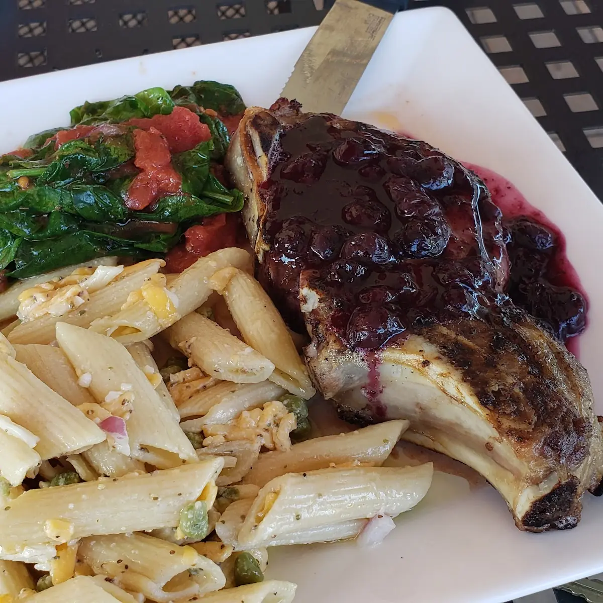 Blueberry Pork Chop