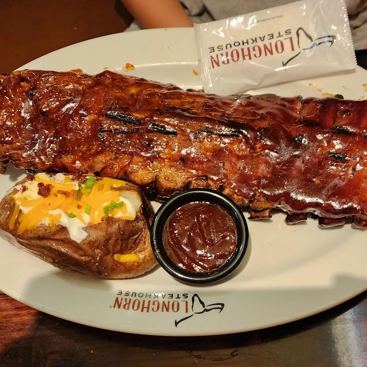 With Half-Rack Baby Back Ribs