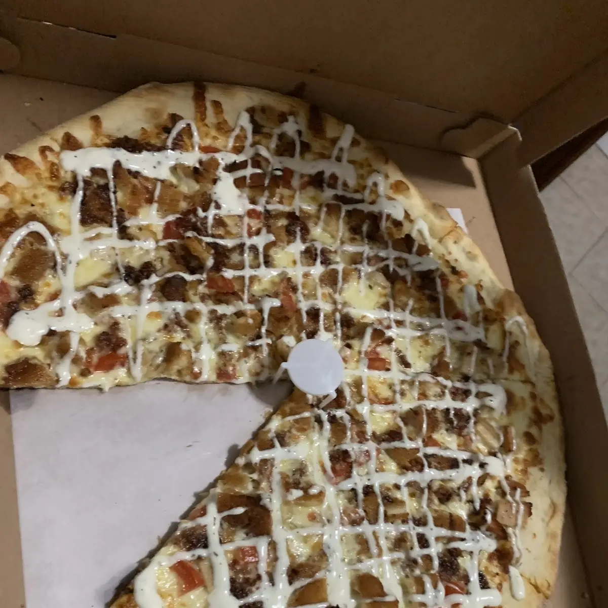 Chicken Bacon Ranch Pizza