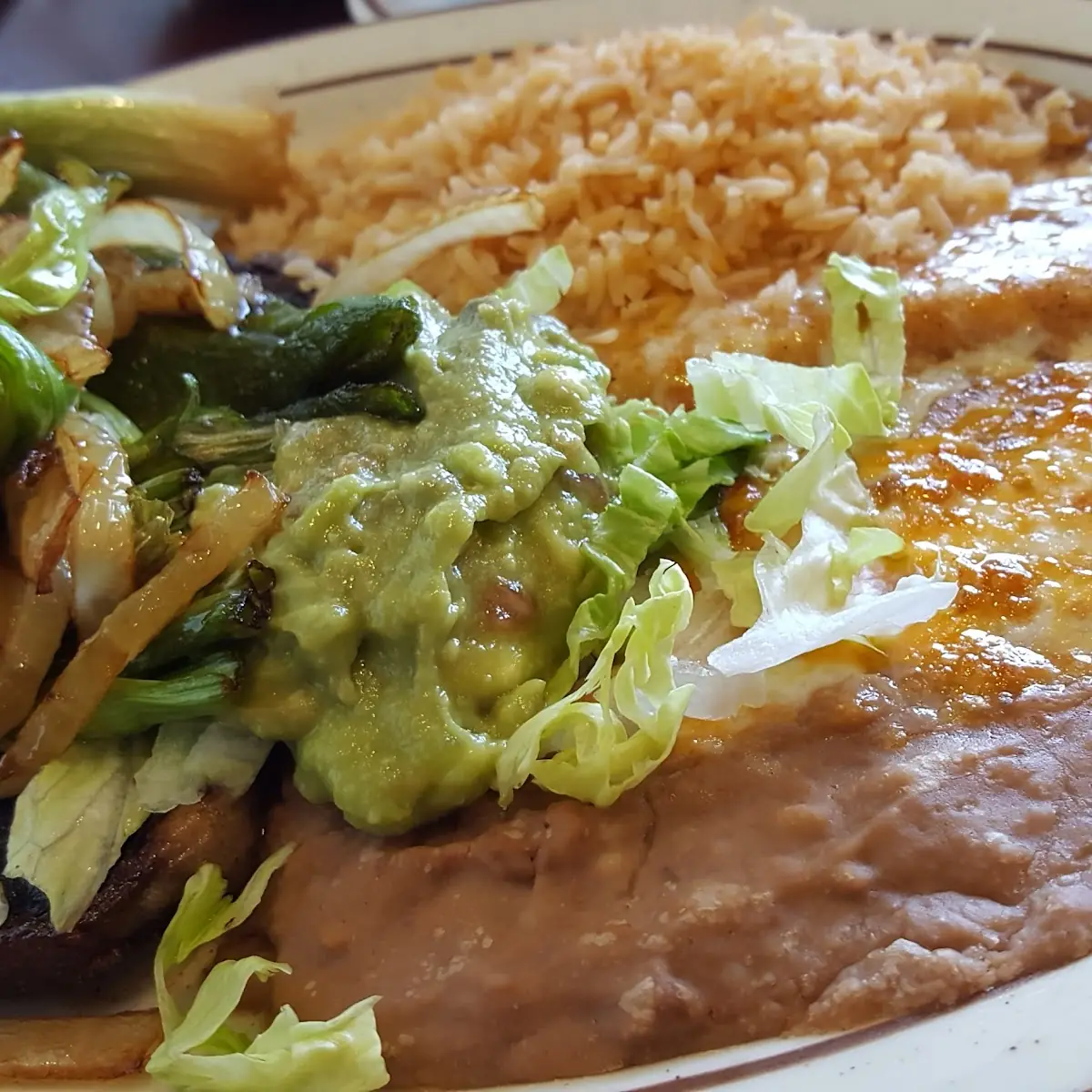 Rice Beans and Guacamole