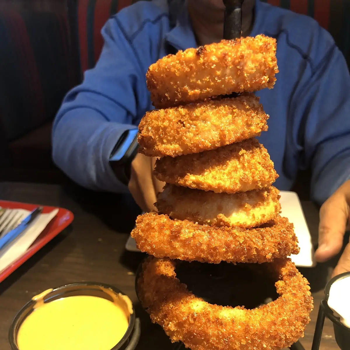 Towering Onion Rings