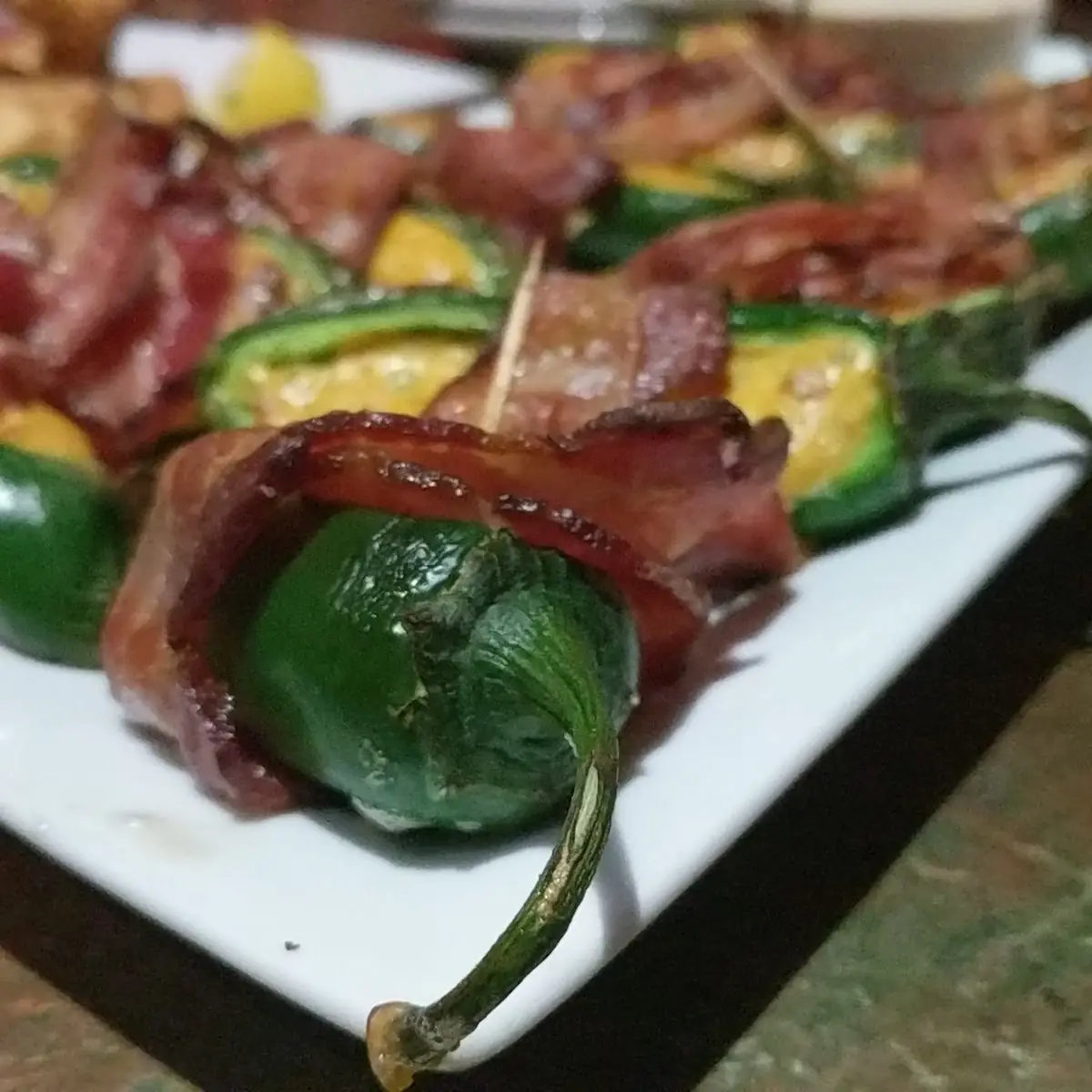 Bacon Wrapped Jalapeño Poppers