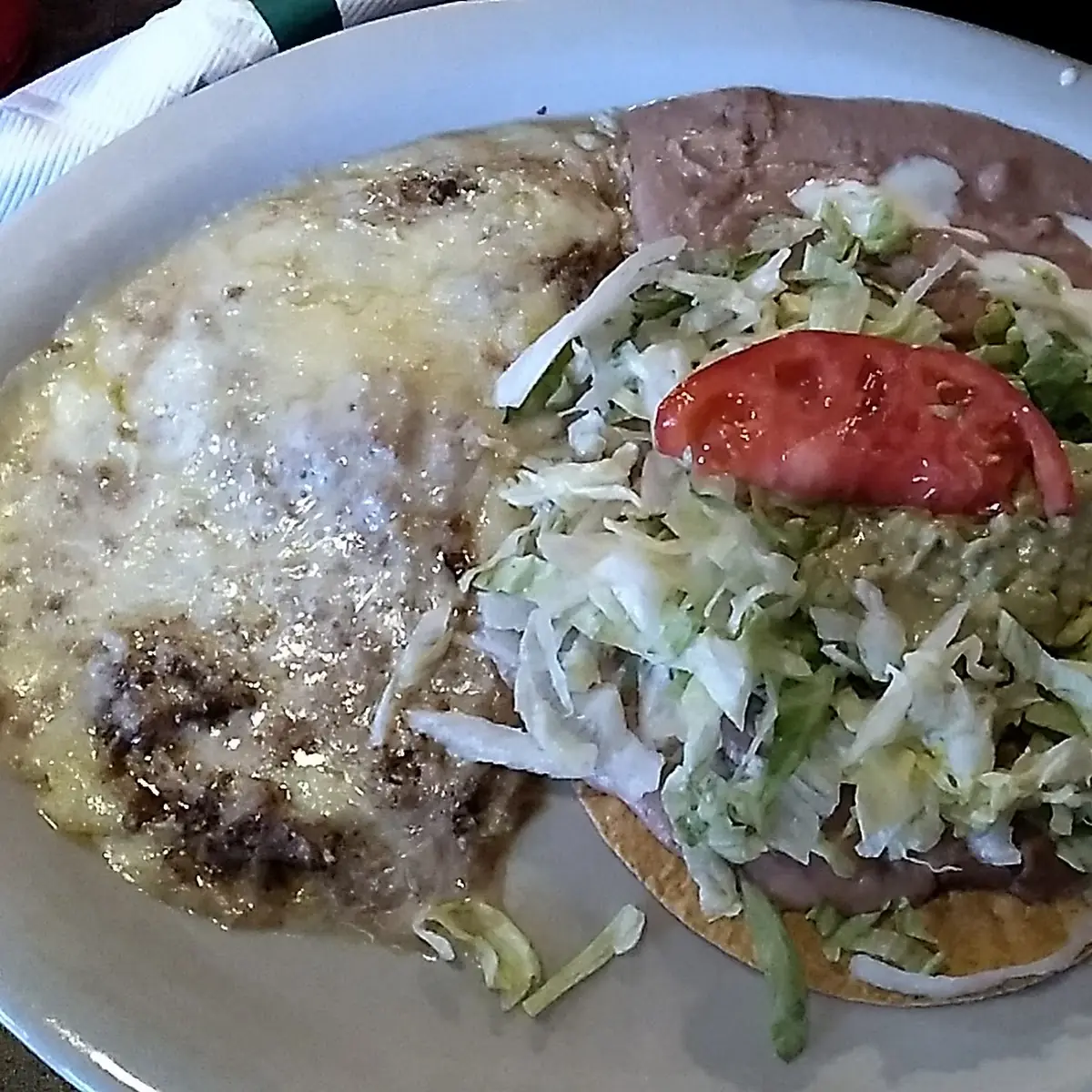 Chalupa with Chile Relleno