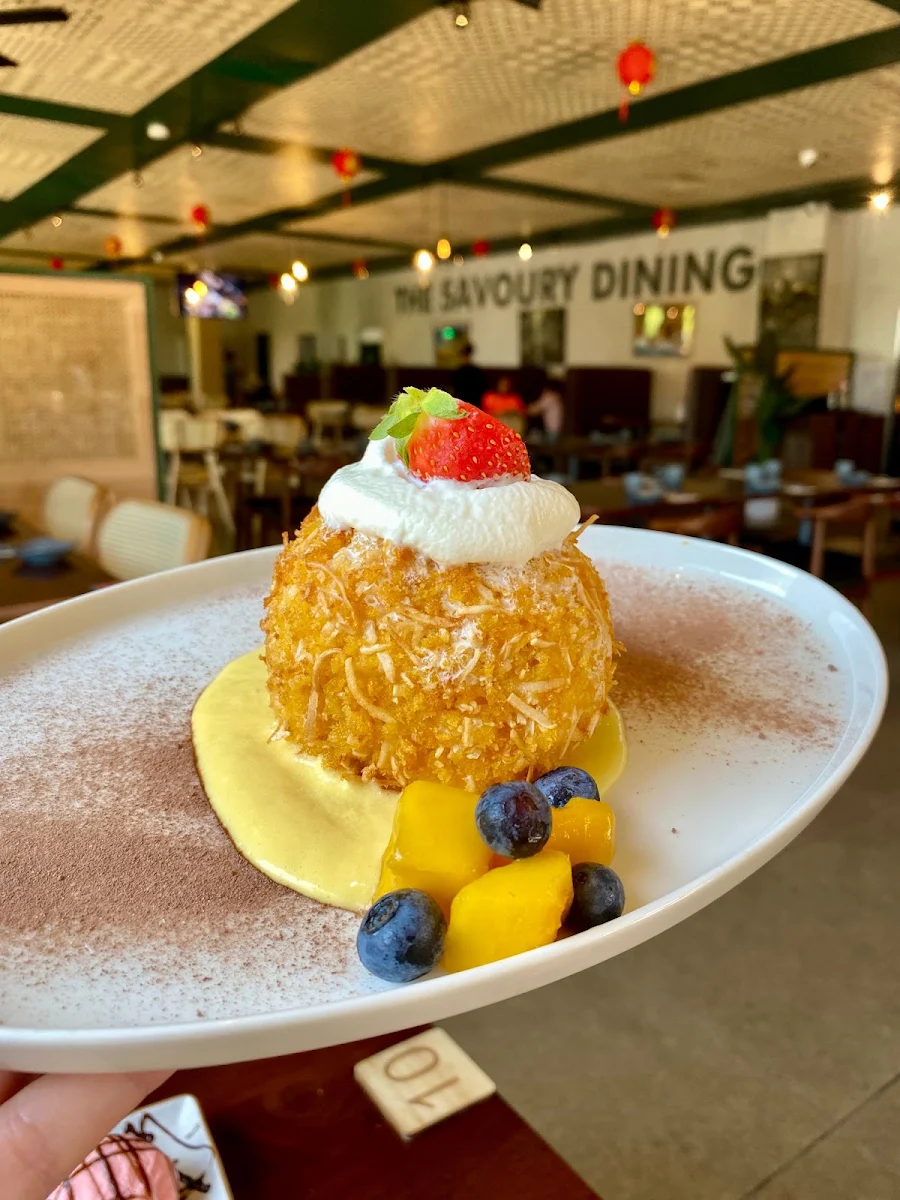 Deep Fried Coconut Sorbet With, Savoury Dining & Bar North Strathfield