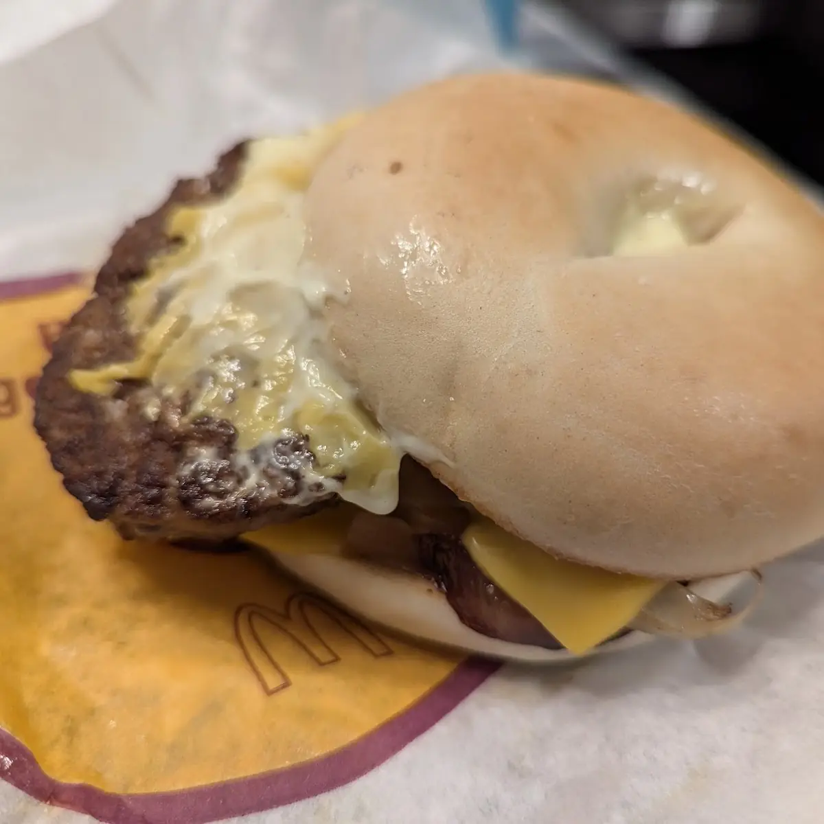 Steak Egg Cheese Bagel