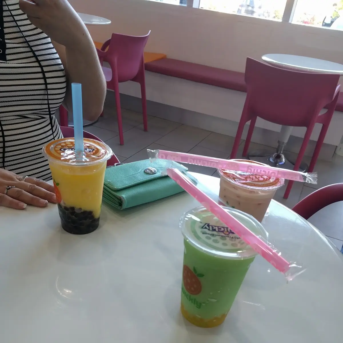 Strawberry Matcha Iced Latte