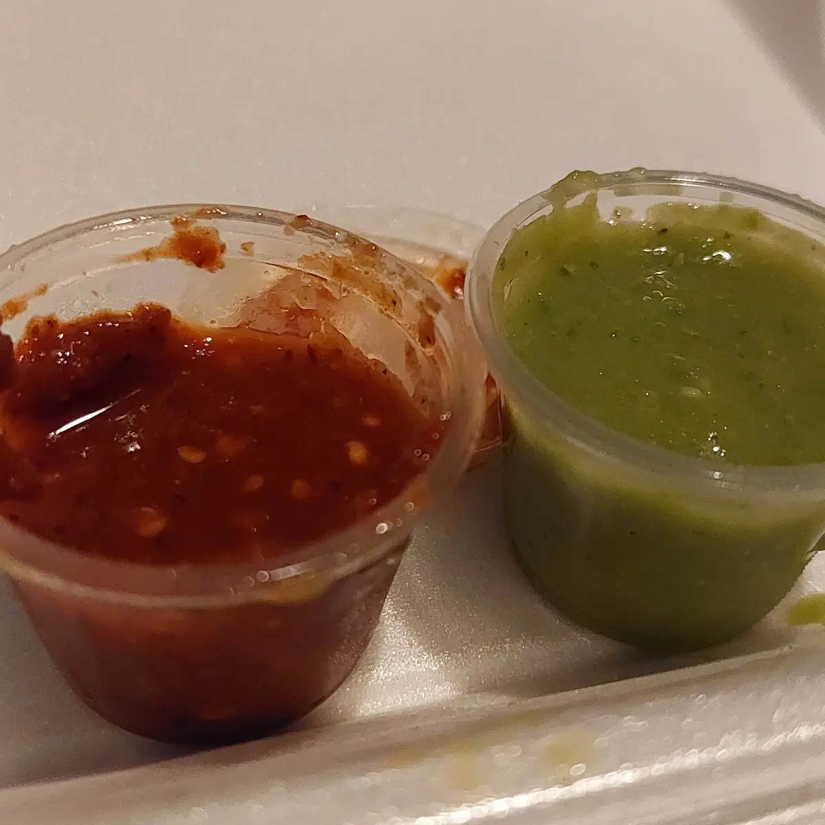 Salsa Roja and Salsa Verde