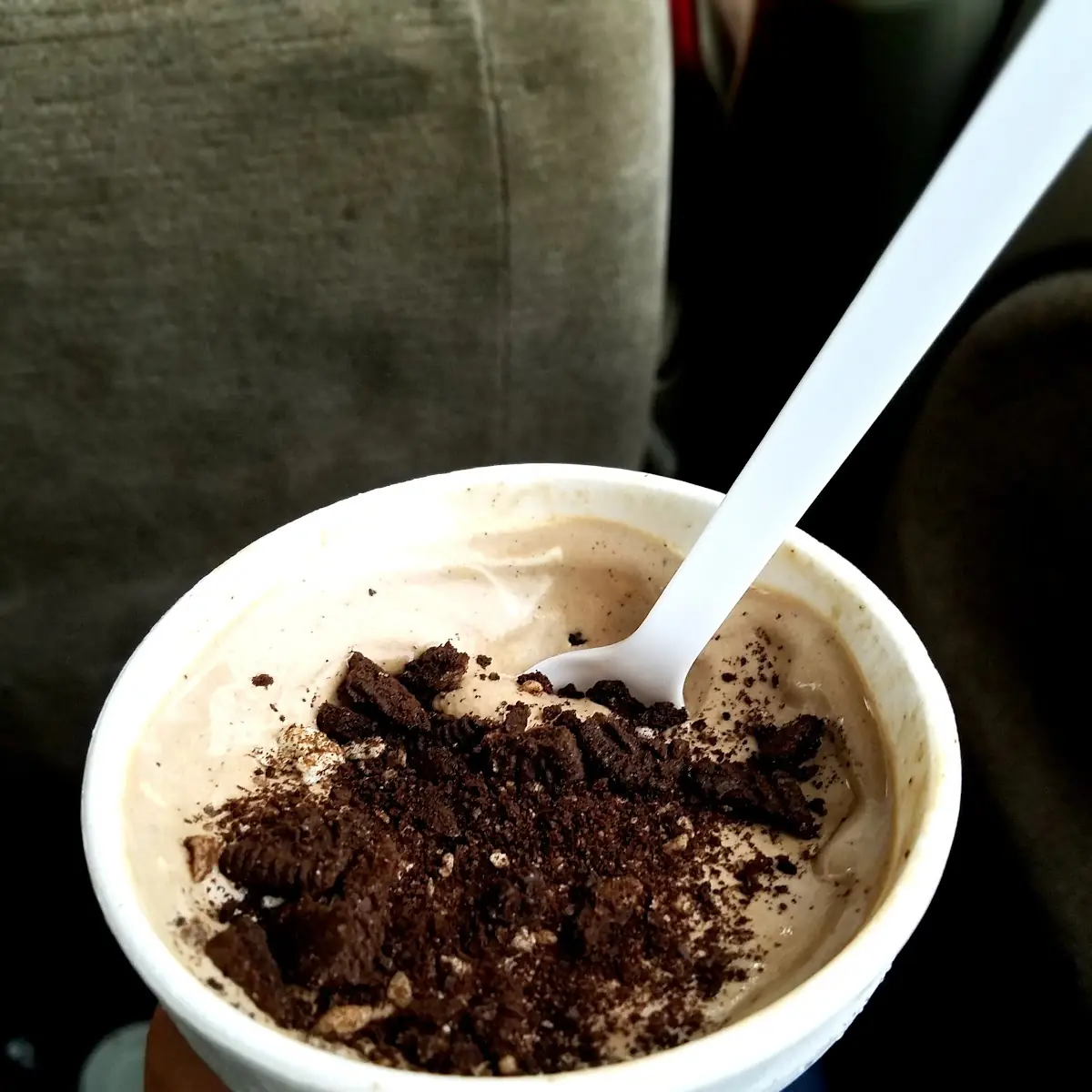 Sonic Blast Made with Oreo Cookie Pieces