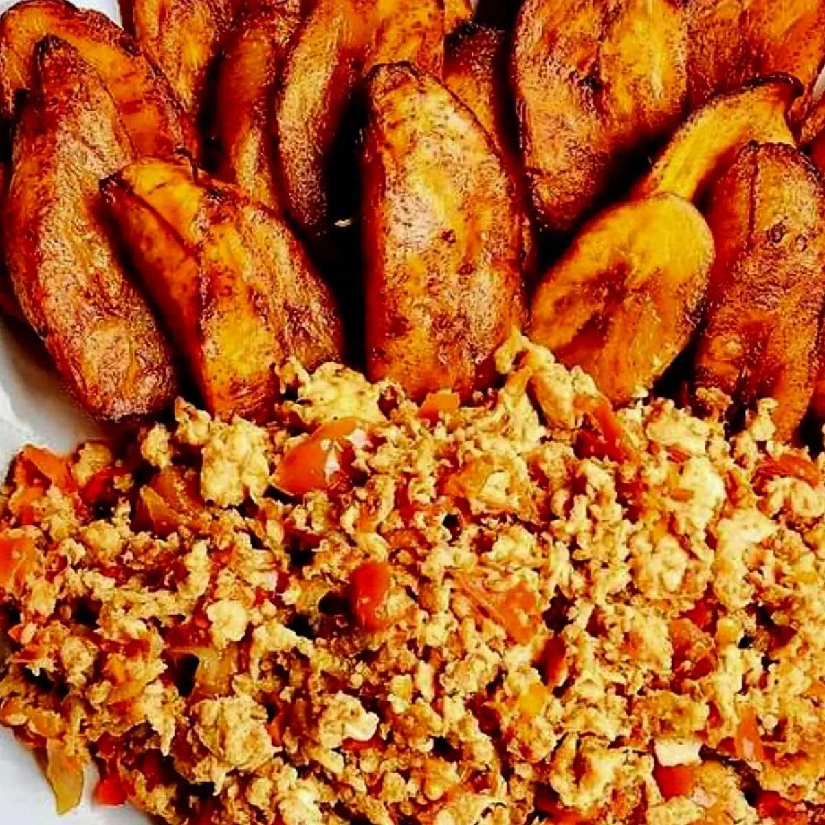 Fried Plantain and Fried Egg
