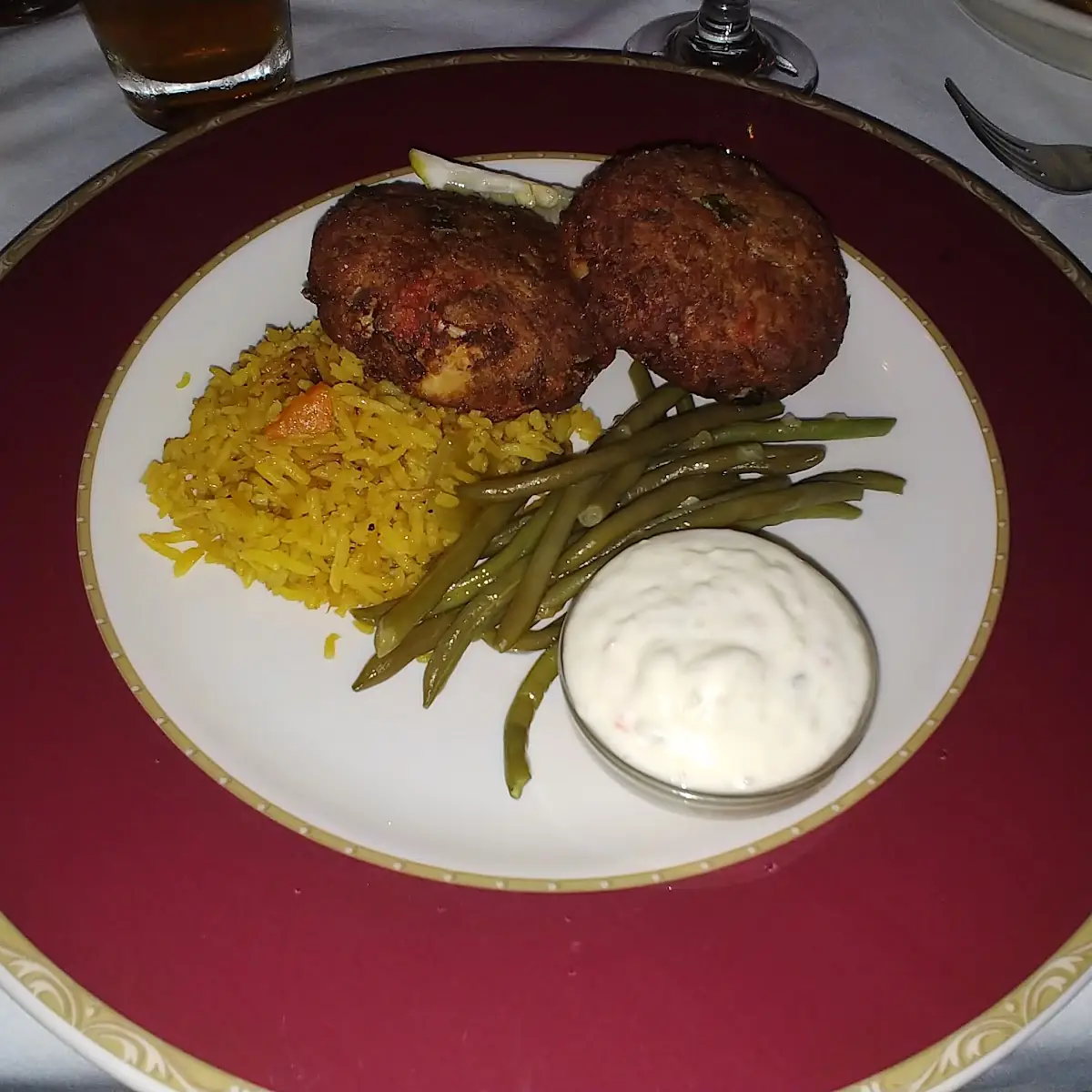 Crab Cake Dinner