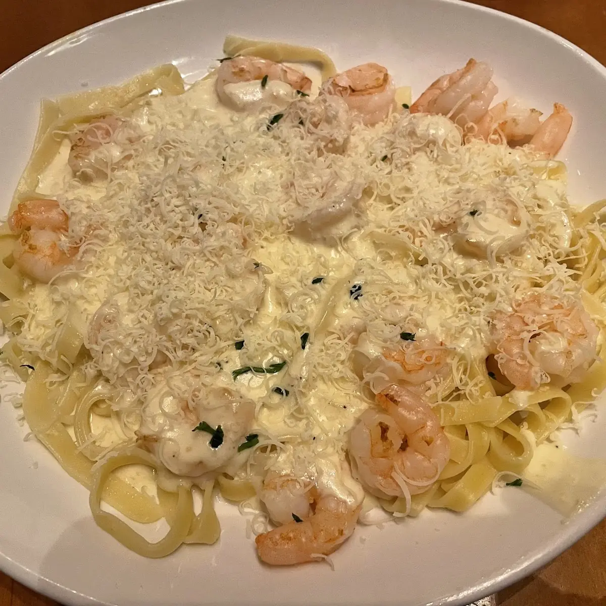 Chicken & Shrimp Carbonara