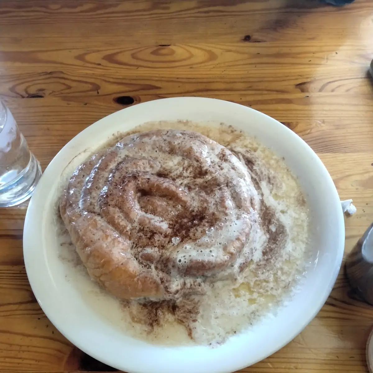 Cinnamon Roll with Whipped Butter