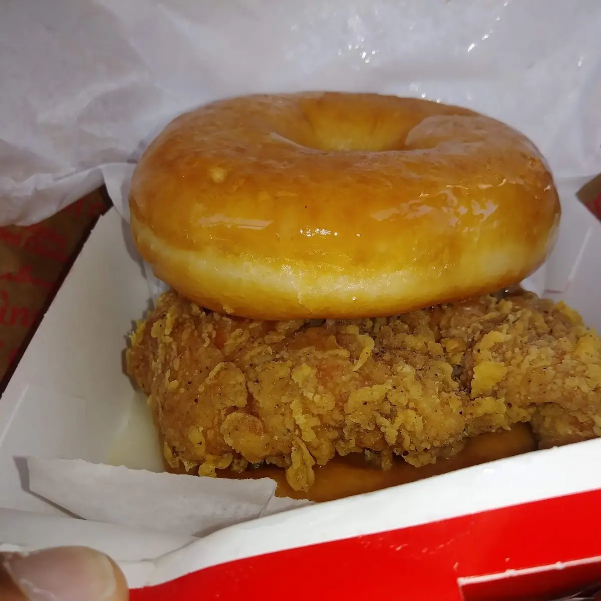 Doughnut Chicken Sandwich