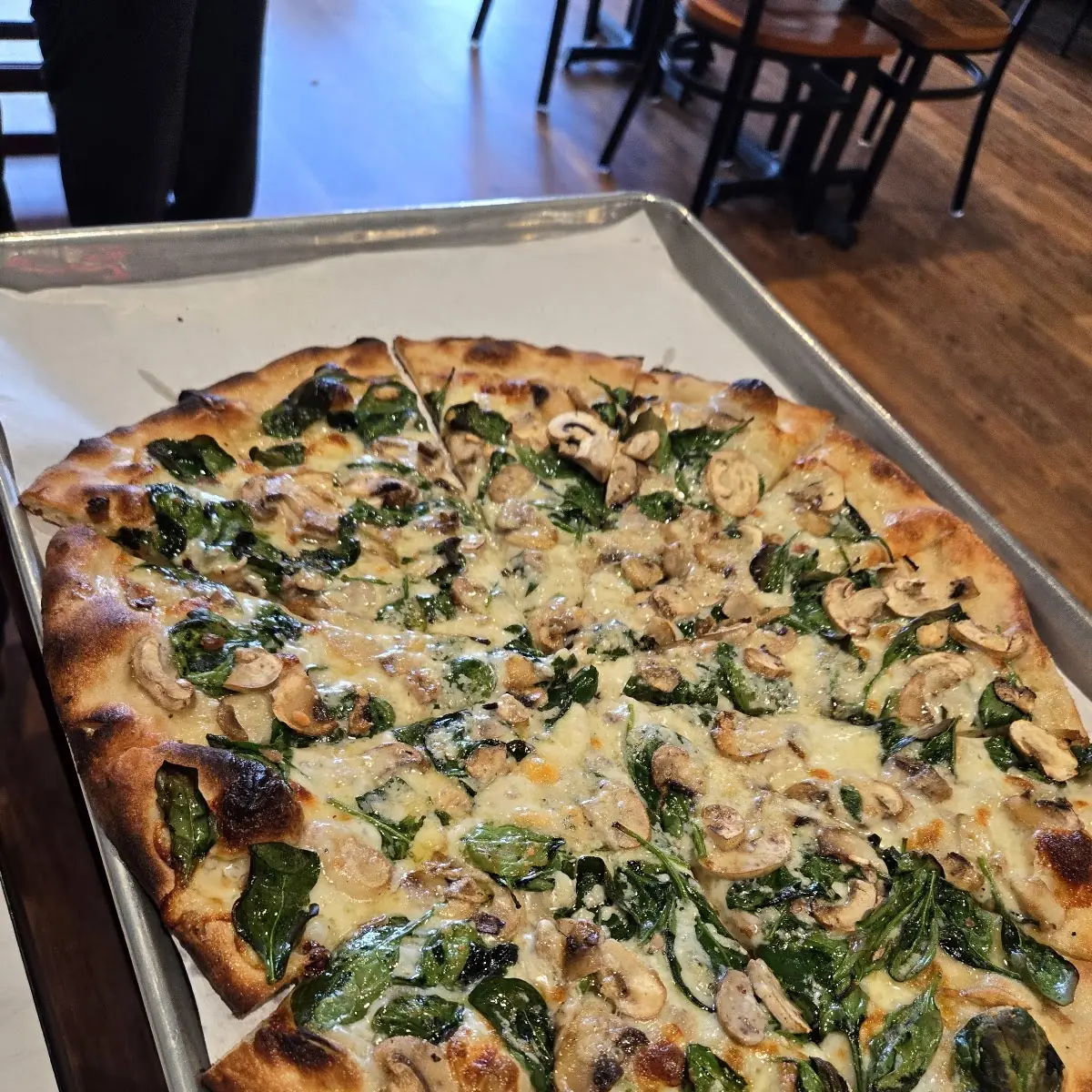 Spinach Mushroom & Gorgonzola