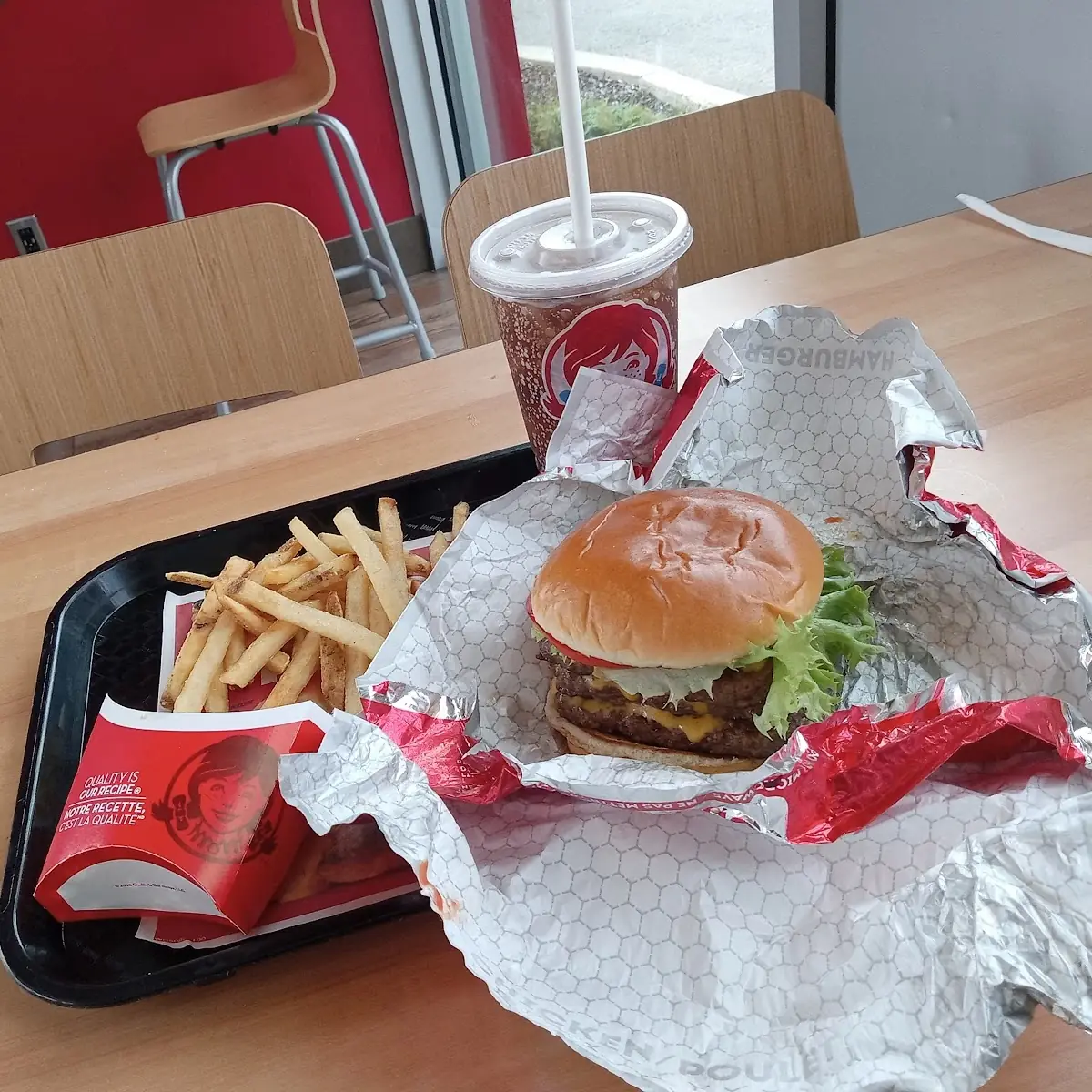 Triple Burger Combo, Wendy's
