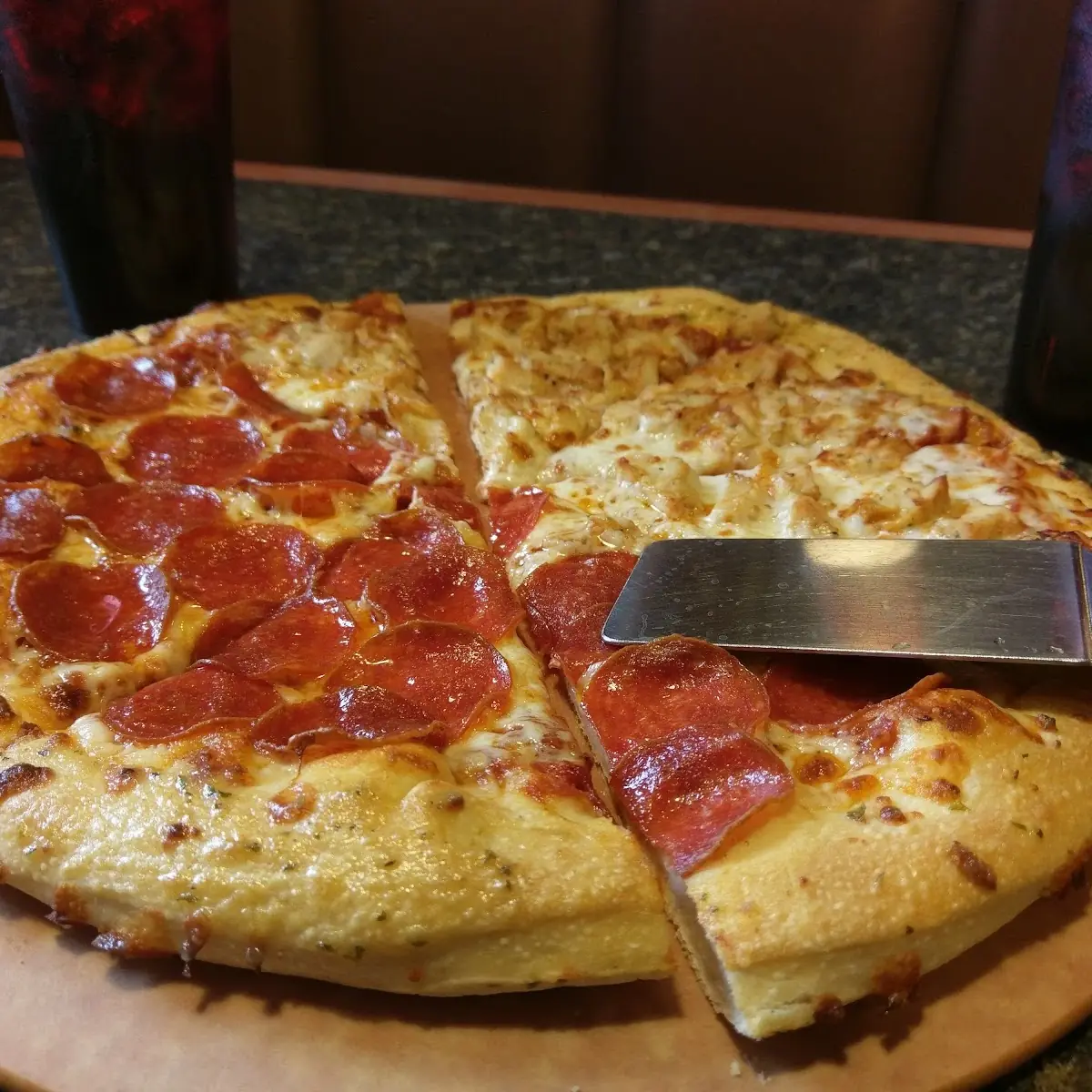 Chicken and Pepperoni Pizza