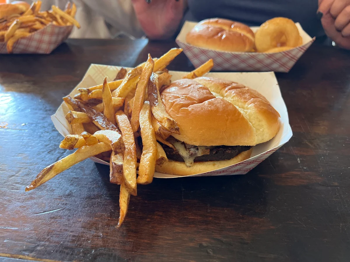 Mushroom Swiss Burger