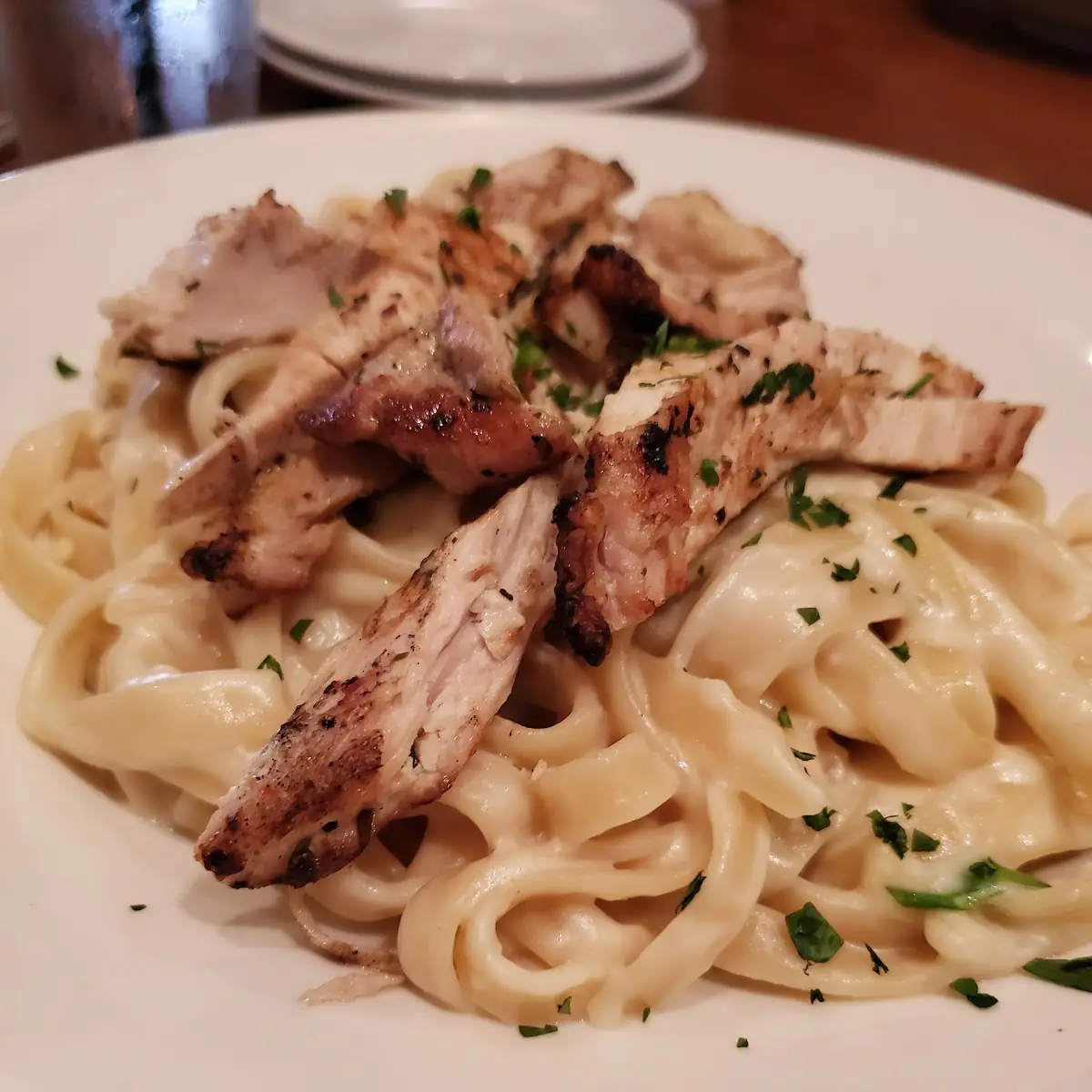 Fettuccine Alfredo with Chicken