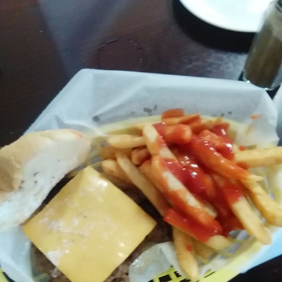 Double Cheeseburger Plate