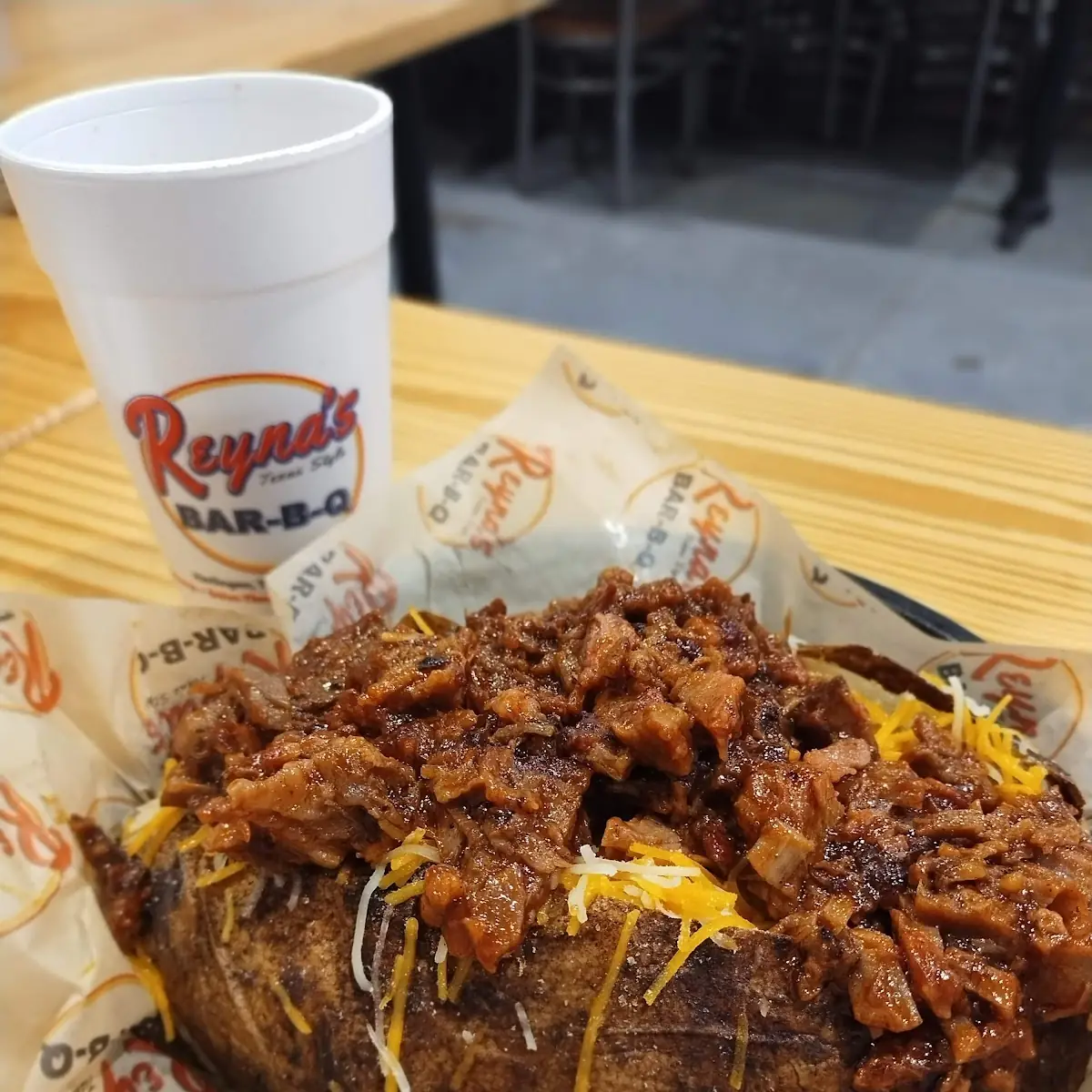 Loaded Baked Potato with Brisket