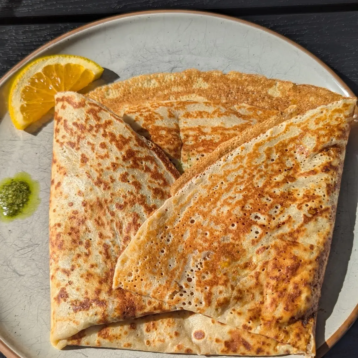 Ham & Cheese Crepe