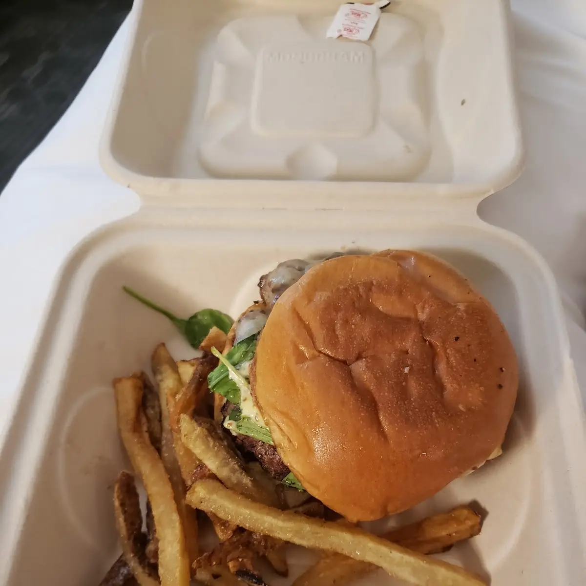 Shiitake Swiss Burger
