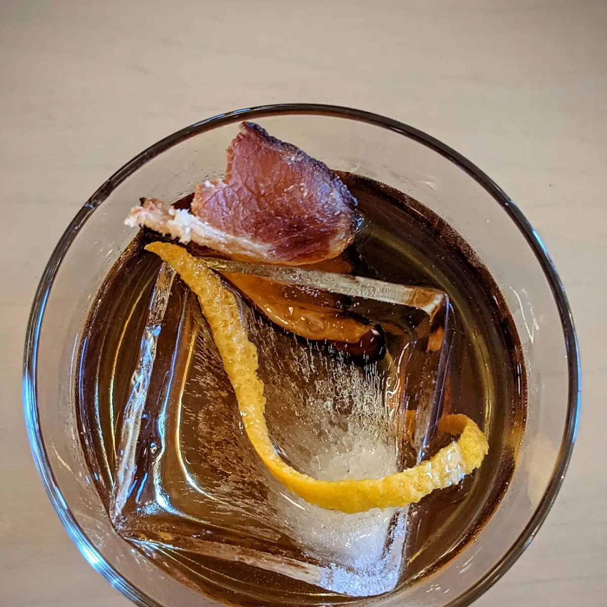 Smoked Maple Bacon Old Fashioned