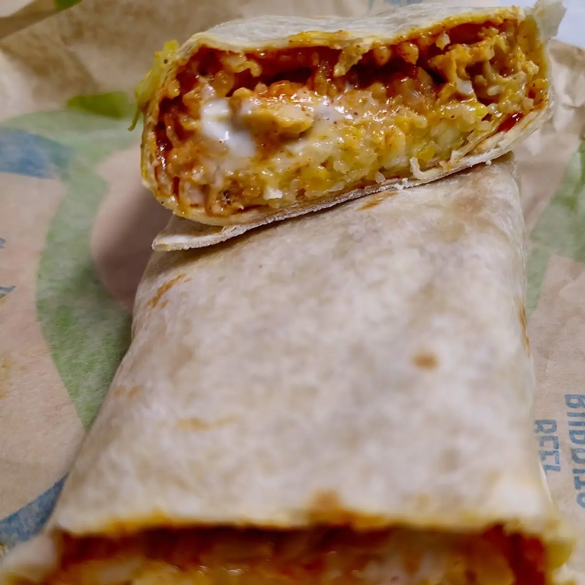 Chicken Rice Burrito Supreme