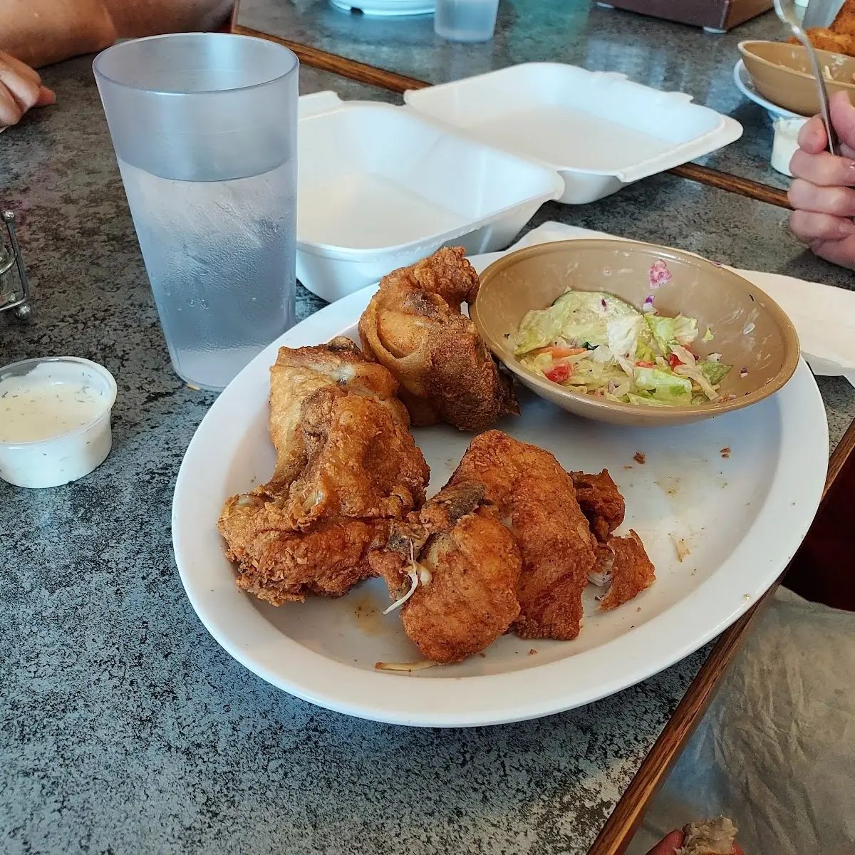 Fresh Fried Chicken Dinner