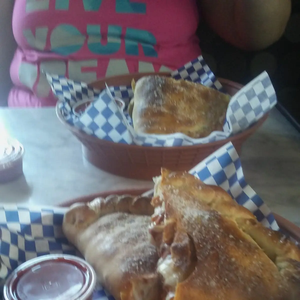 BBQ Chicken Calzone