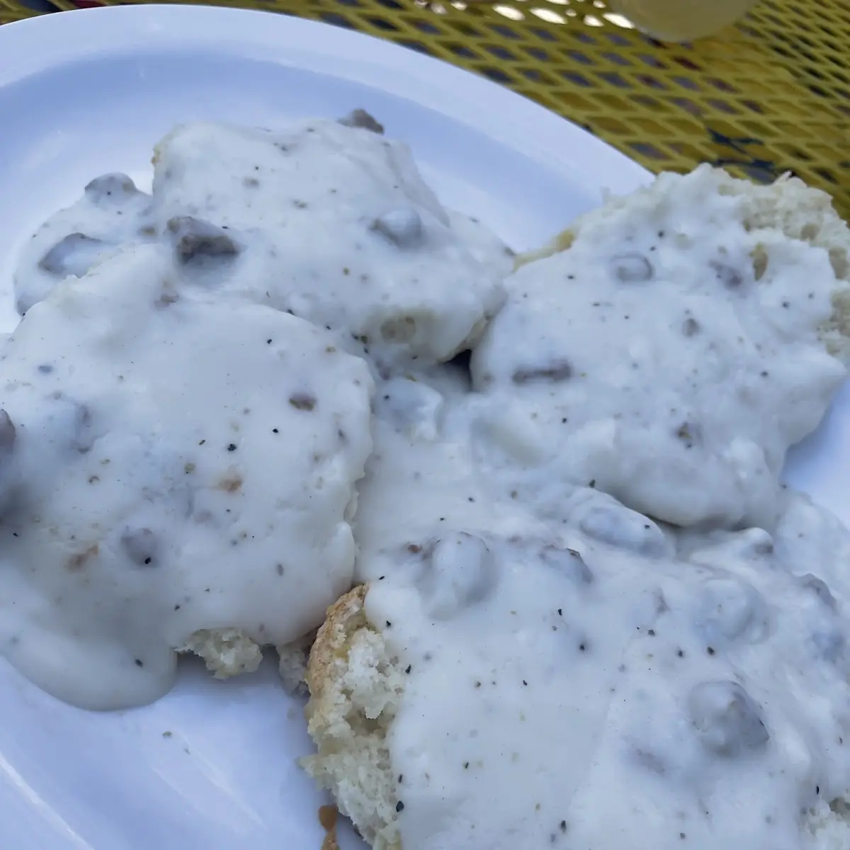 Sausage Gravy and Biscuits