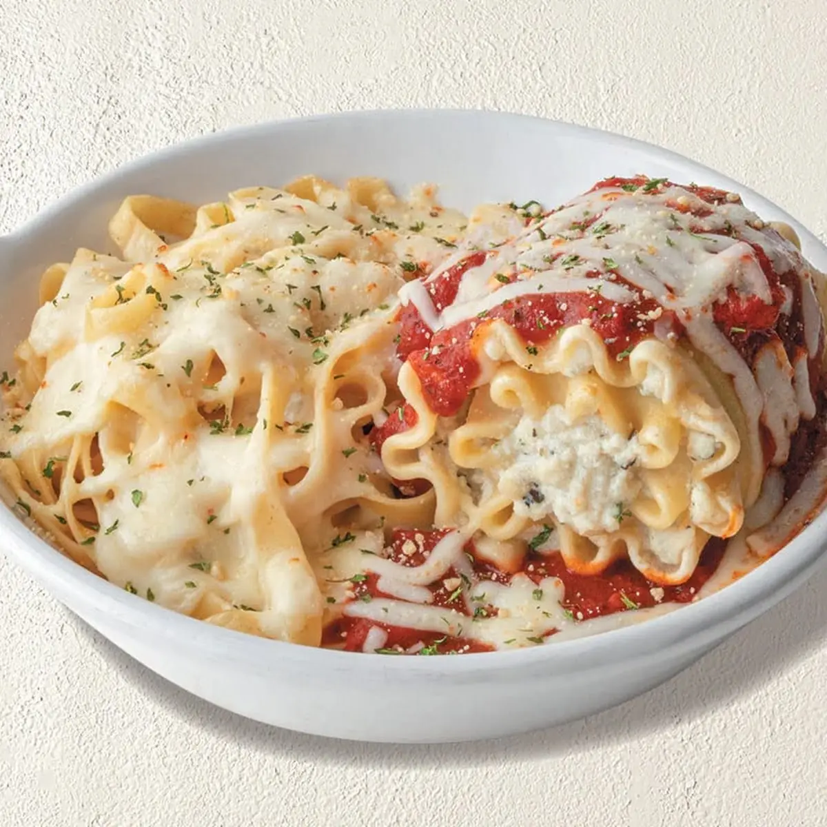 Supreme Pizza Baked Spaghetti