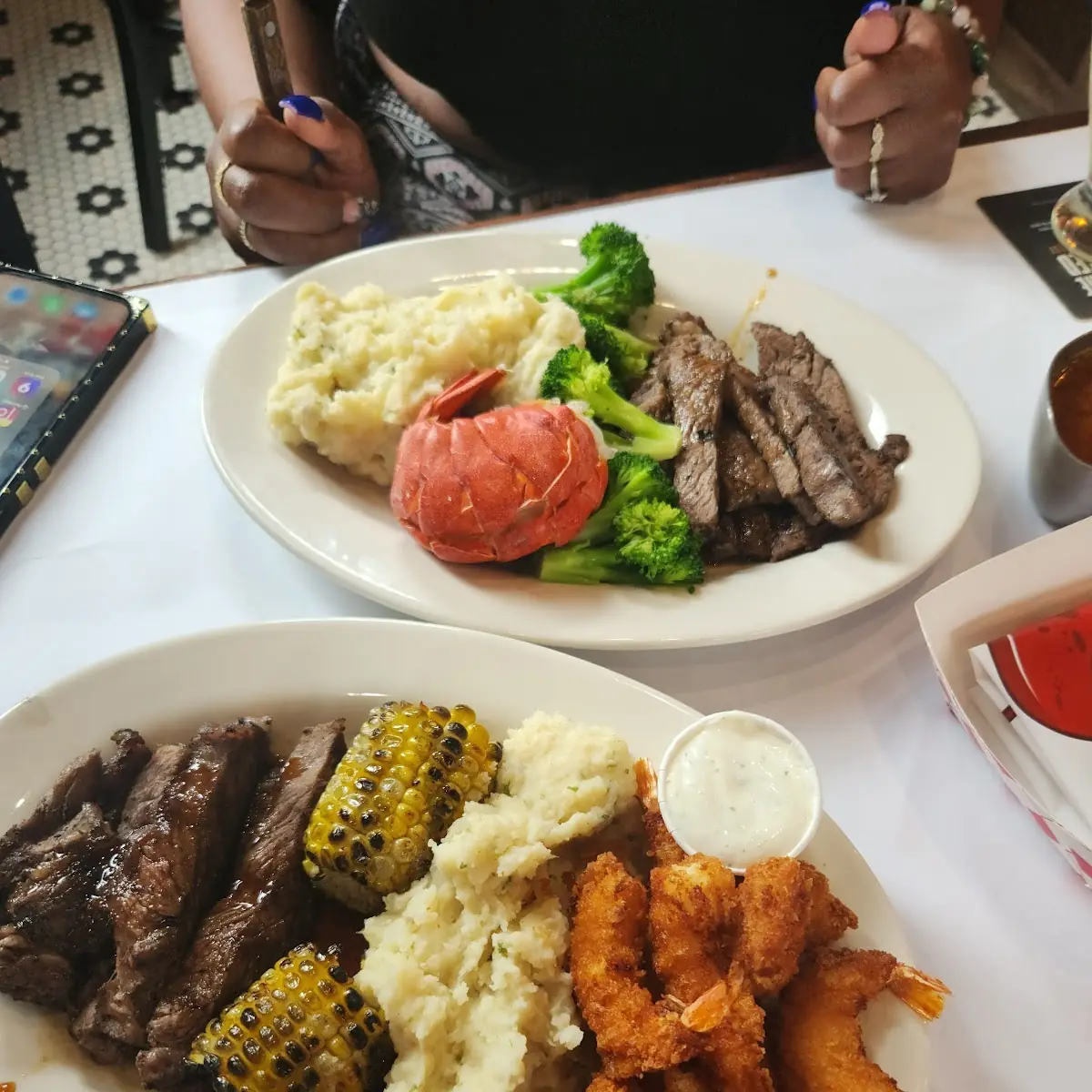 Ribeye Steak and Shrimp