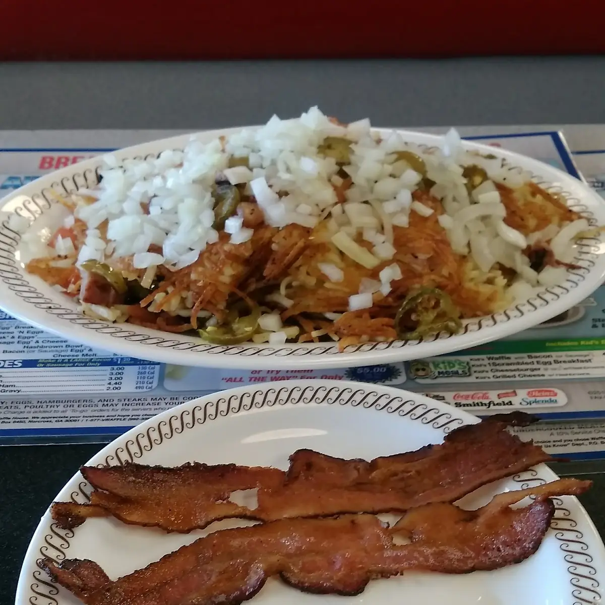 Hash Browns and Bacon