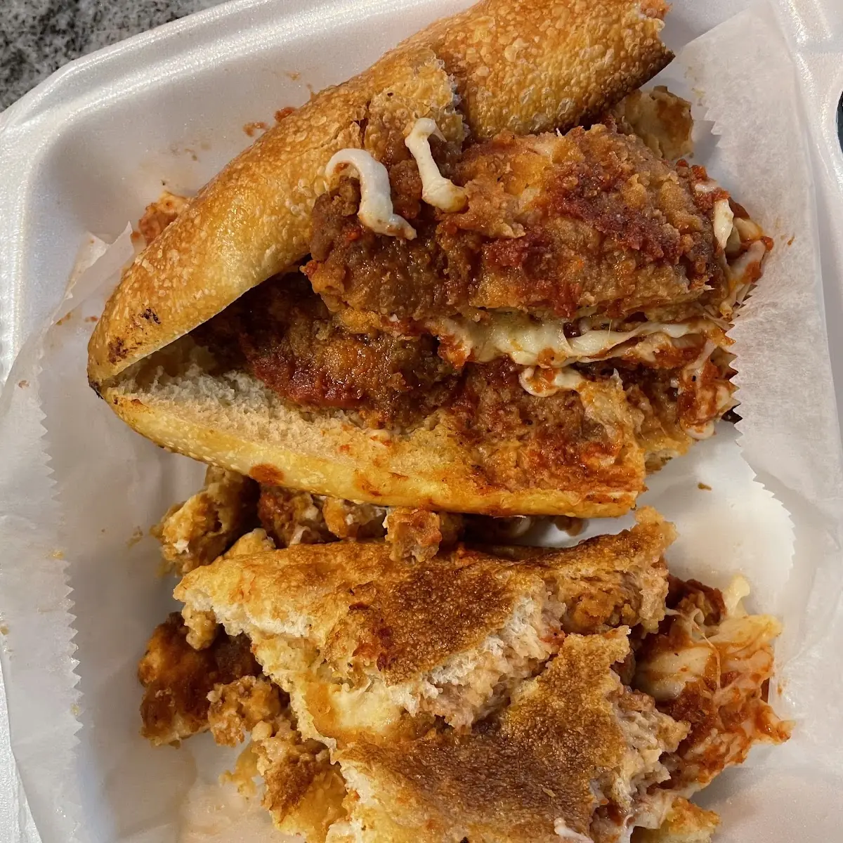Chicken Parmesan Sub