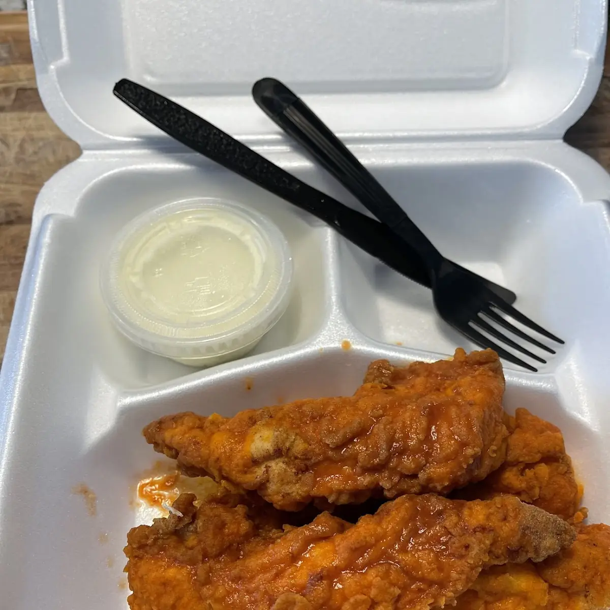 Buffalo Tenders with Blue Cheese Dressing