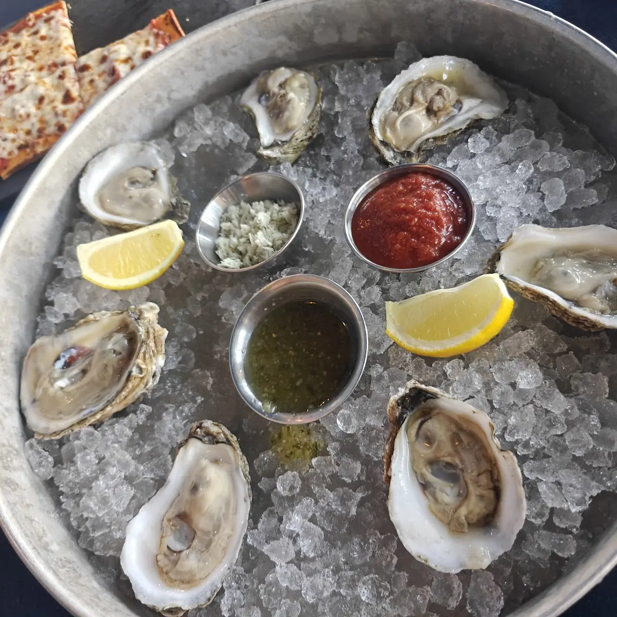 Fresh Oysters on Crushed Ice