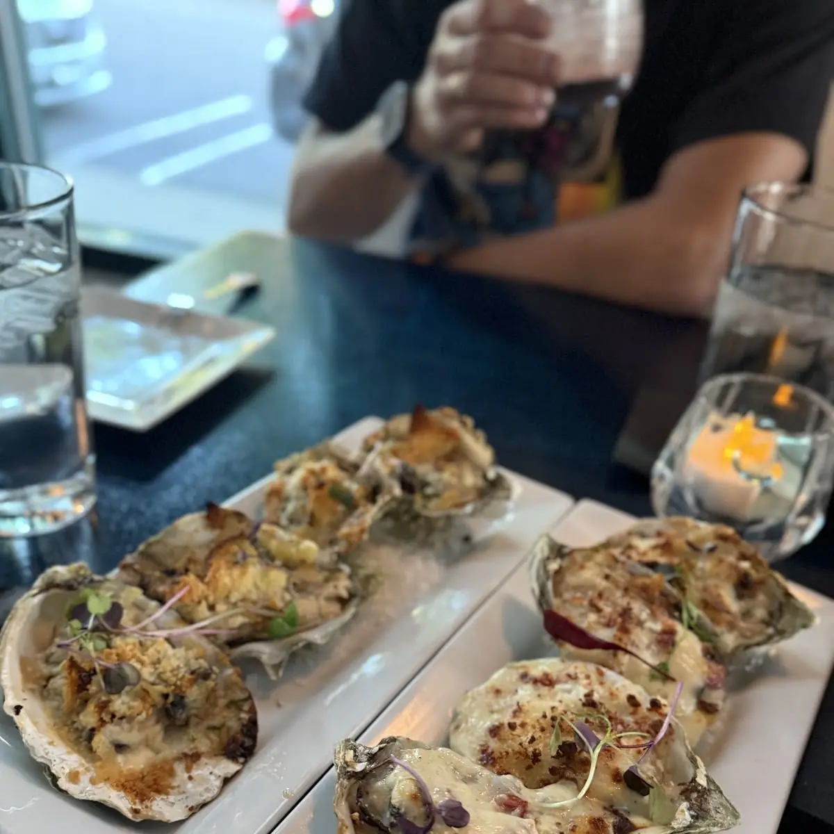 Truffle Baked Oysters