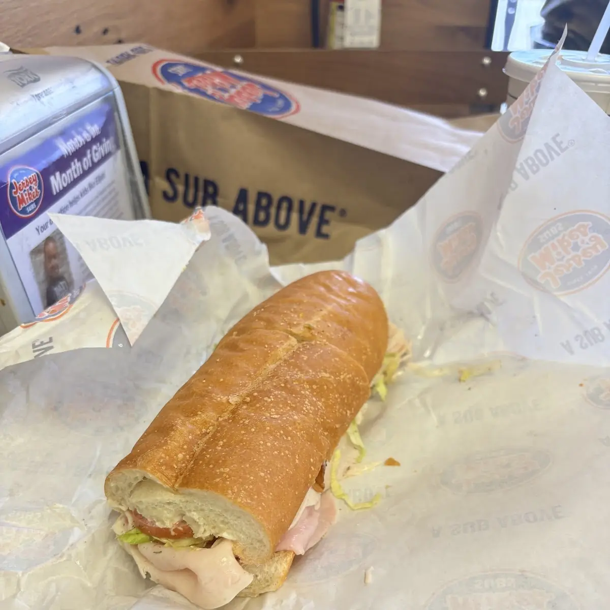 Sub Turkey Club Sandwich