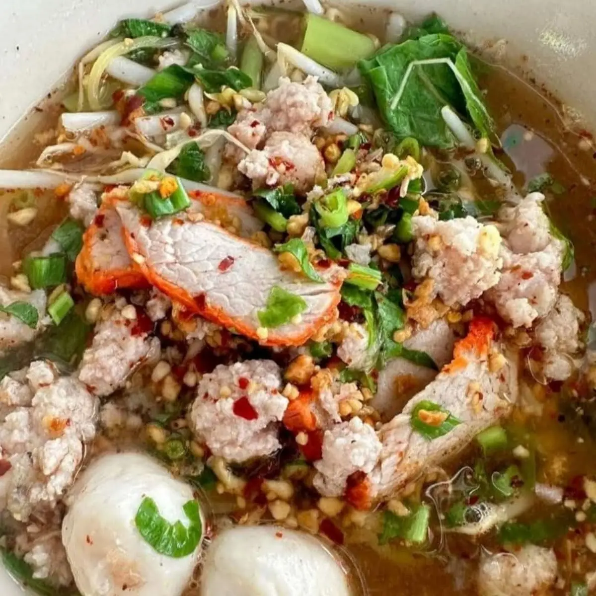 Thai Pork Noodle Soup