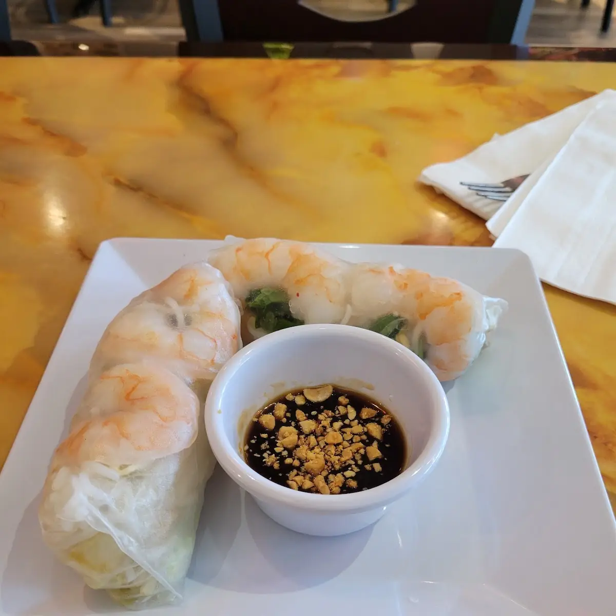 SPRING Roll - BBQ Shrimp (2)
