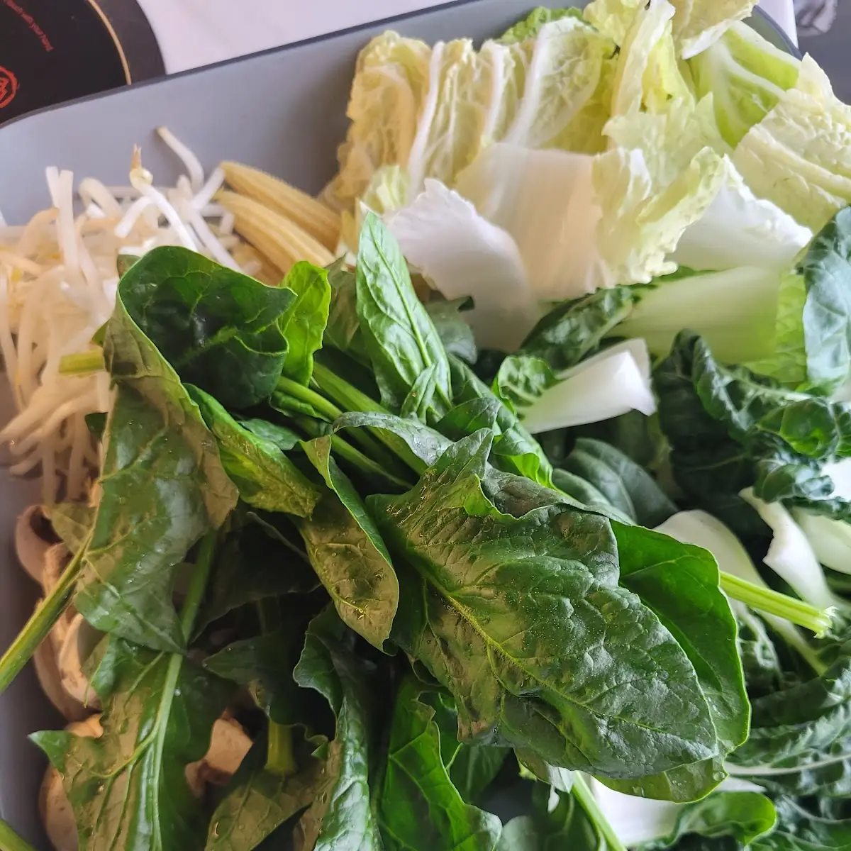 Spinach Bokchoy Baby Corn