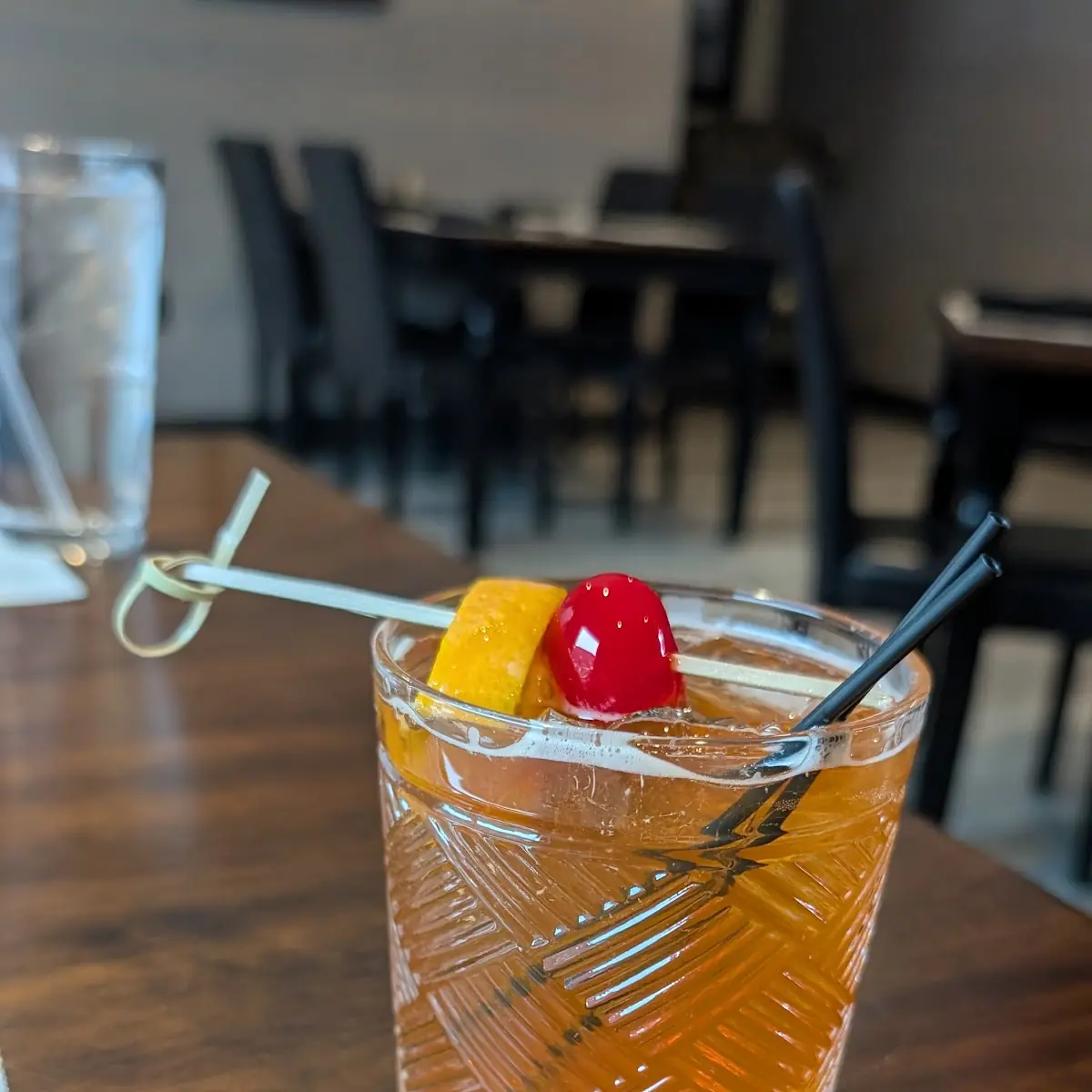 Dark Chocolate Brandy Old Fashioned