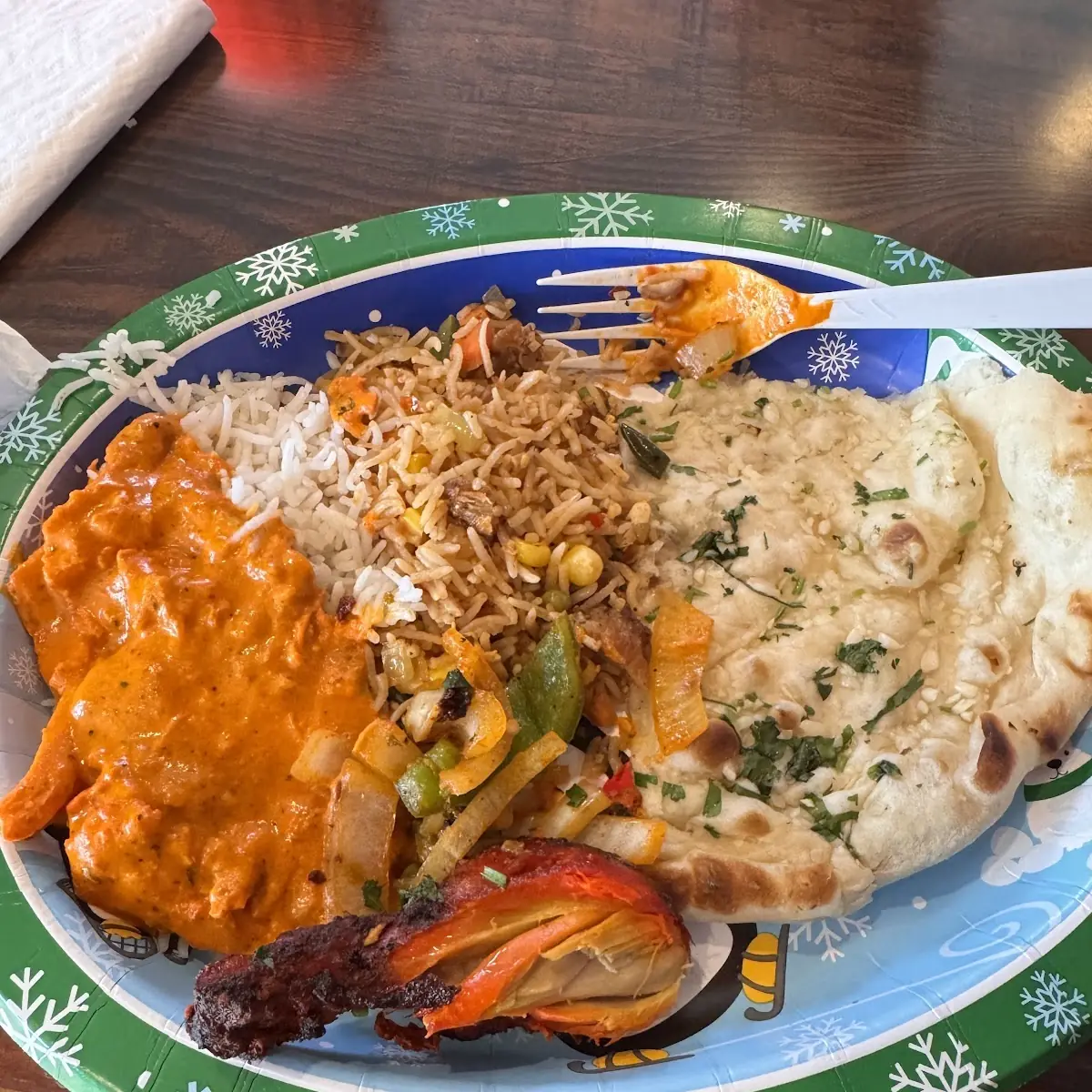 Fried Rice Butter Chicken