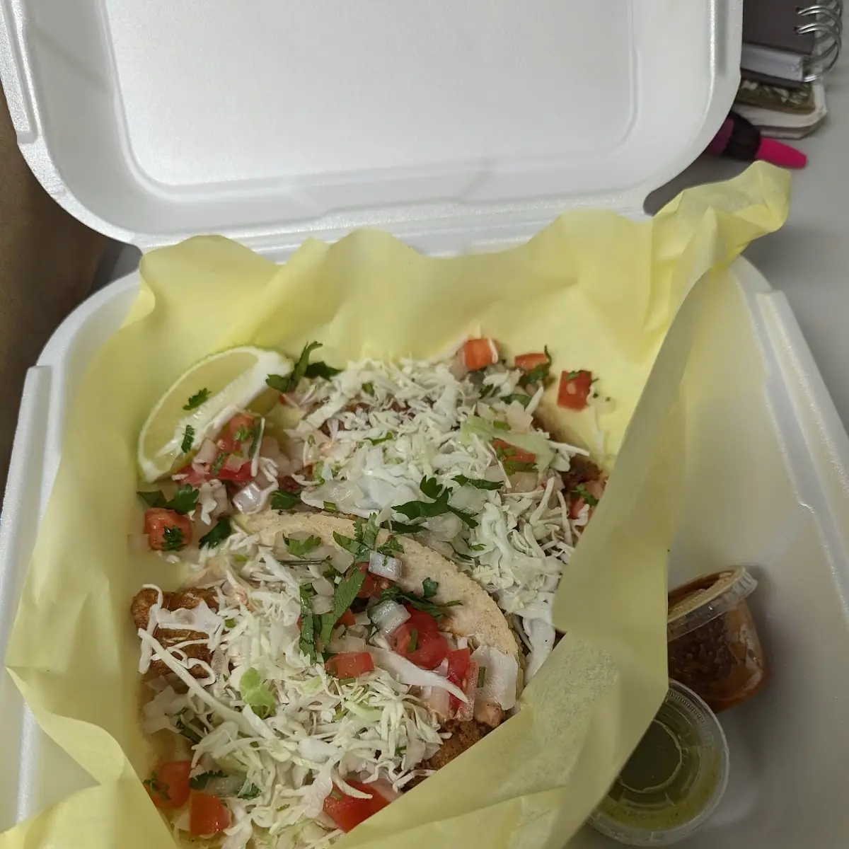 3 Wild Cod Fish Tacos