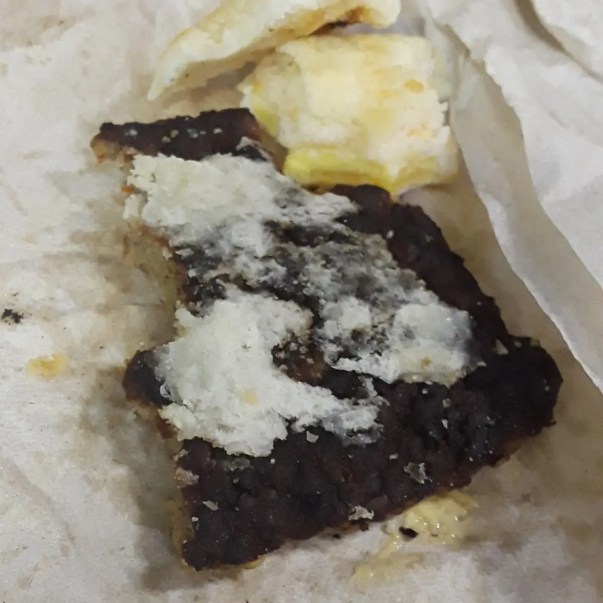 Burnt Sausage Biscuit