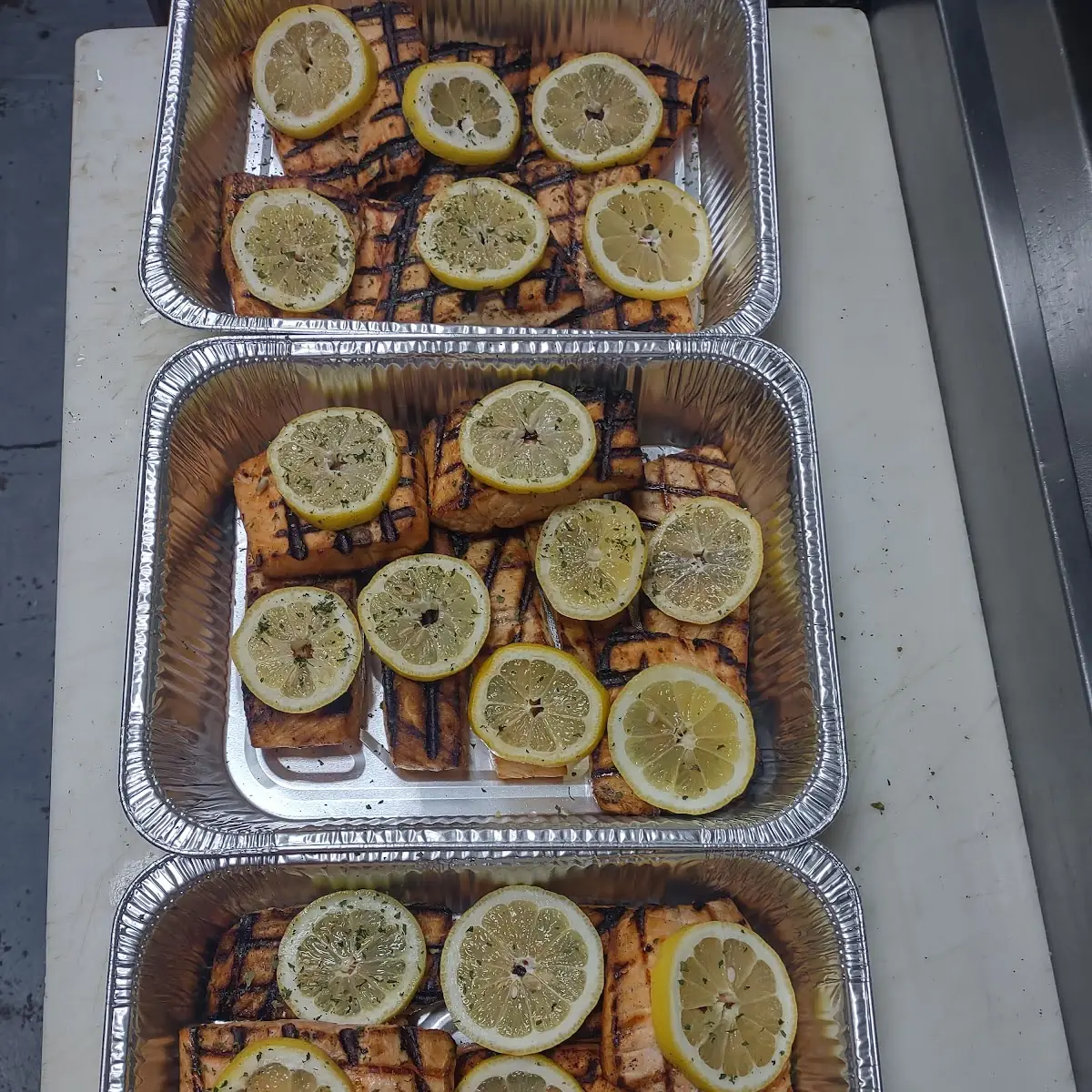 Grilled Salmon Catering