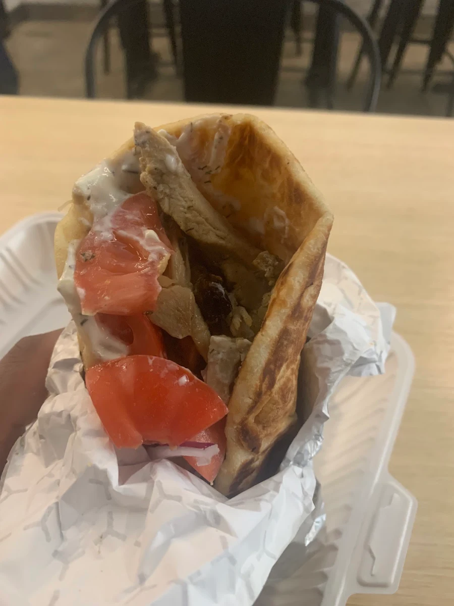 Chicken Gyro Pita Bread, Aristos Souvlaki & Gyros